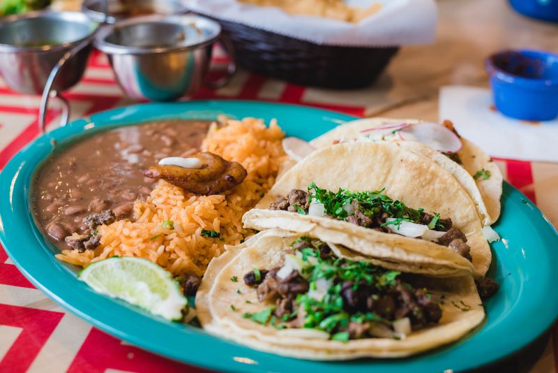 Chuys street-style beef tacos